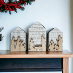 Load image into Gallery viewer, Nativity Scene Shelf Sitter Set
