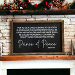 Load image into Gallery viewer, Prince of Peace Wood Sign
