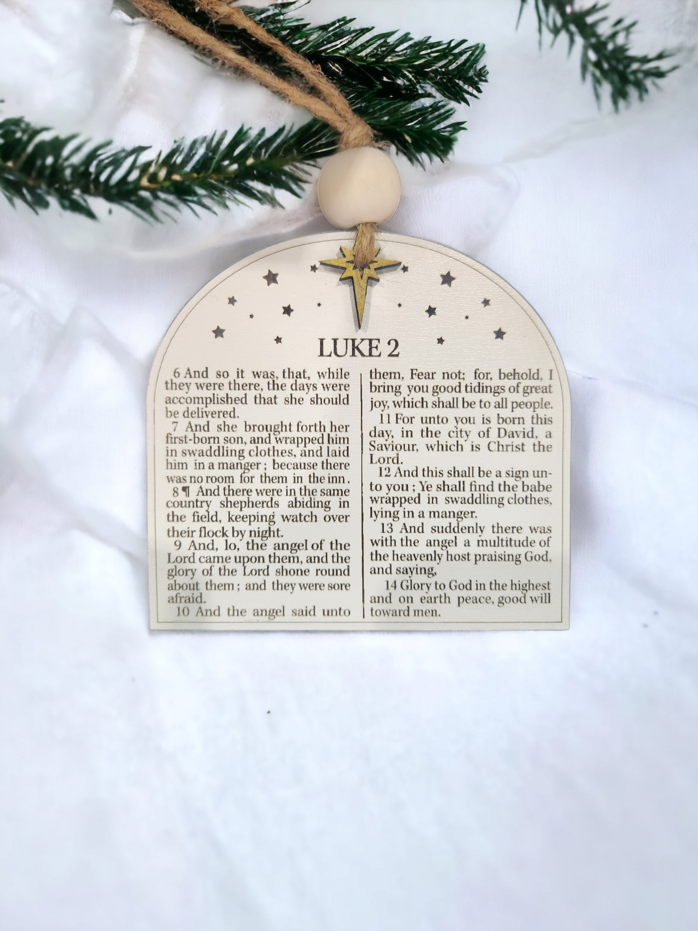Luke 2 Arch Ornament