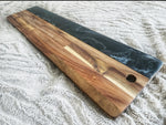 Load image into Gallery viewer, Long Black Epoxy Charcuterie Board
