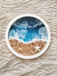 3D Sandy Beach Resin Art