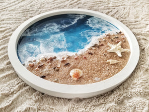3D Sandy Beach Resin Art